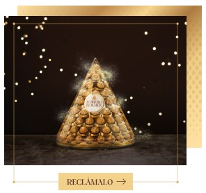 Pirámide Ferrero Rocher